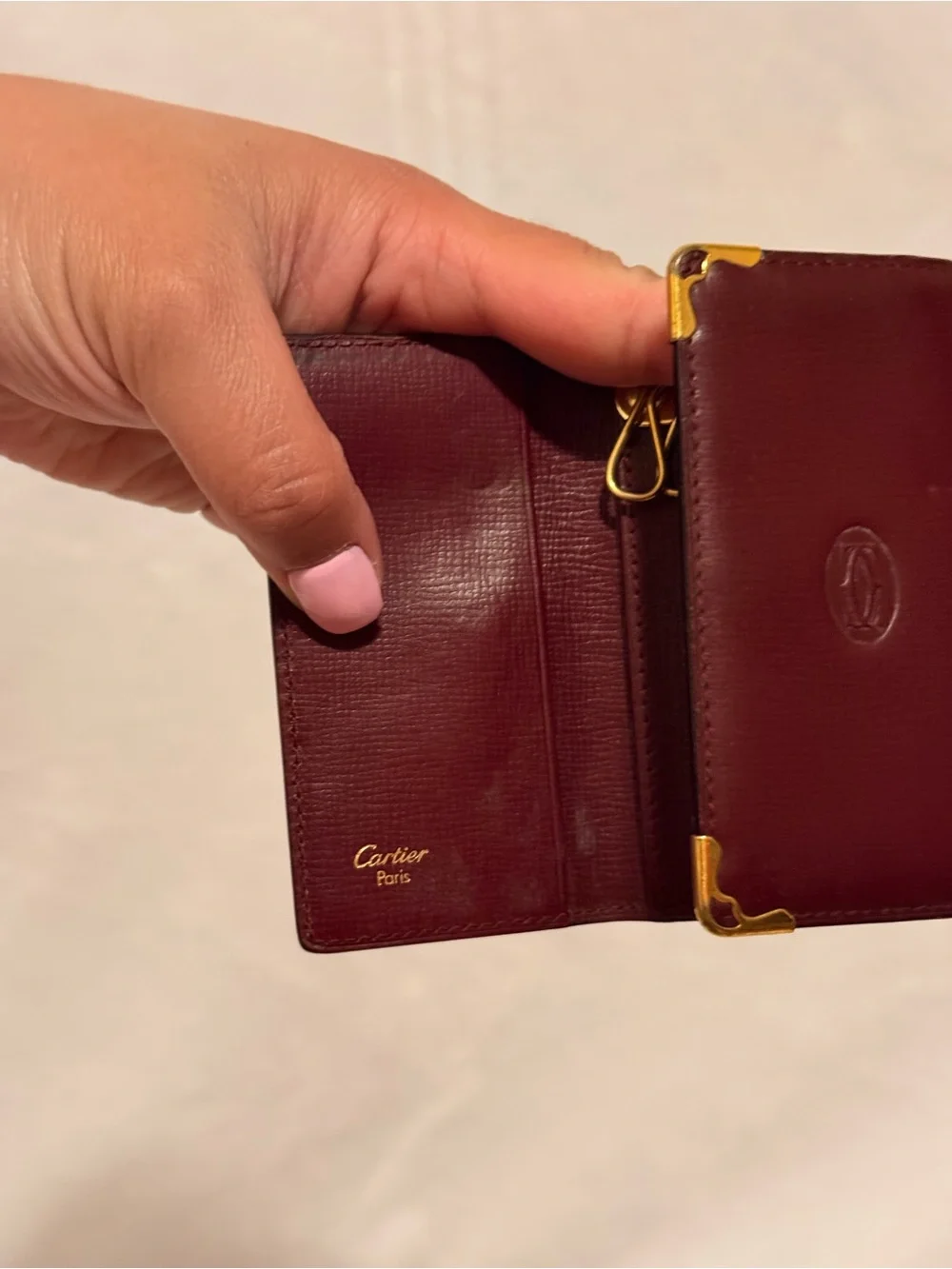 Cartier Must de Cartier 6-key Ring Burgundy